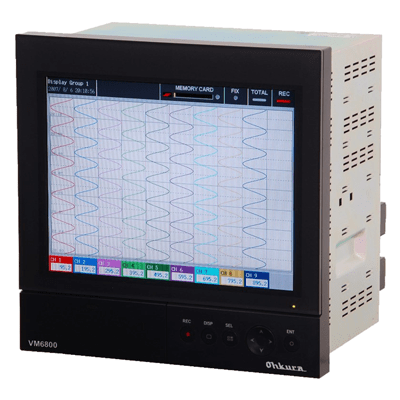 Graficzne rejestratory temperatury VM6800