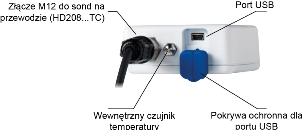 Bezprzewodowy rejestrator wilgotności i temperatury HD208 - Delta Ohm