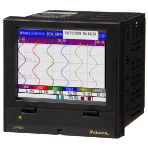 Wielokanałowe rejestratory temperatury (wideograficzne, ekranowe) z serii VM7000A