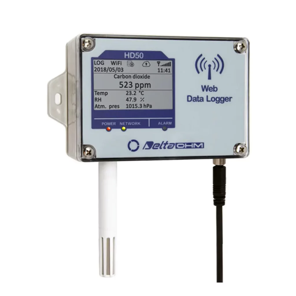 Rejestrator temperatury i wilgotności HD50NTV i HD501NTV (Delta Ohm) - https://acse.pl